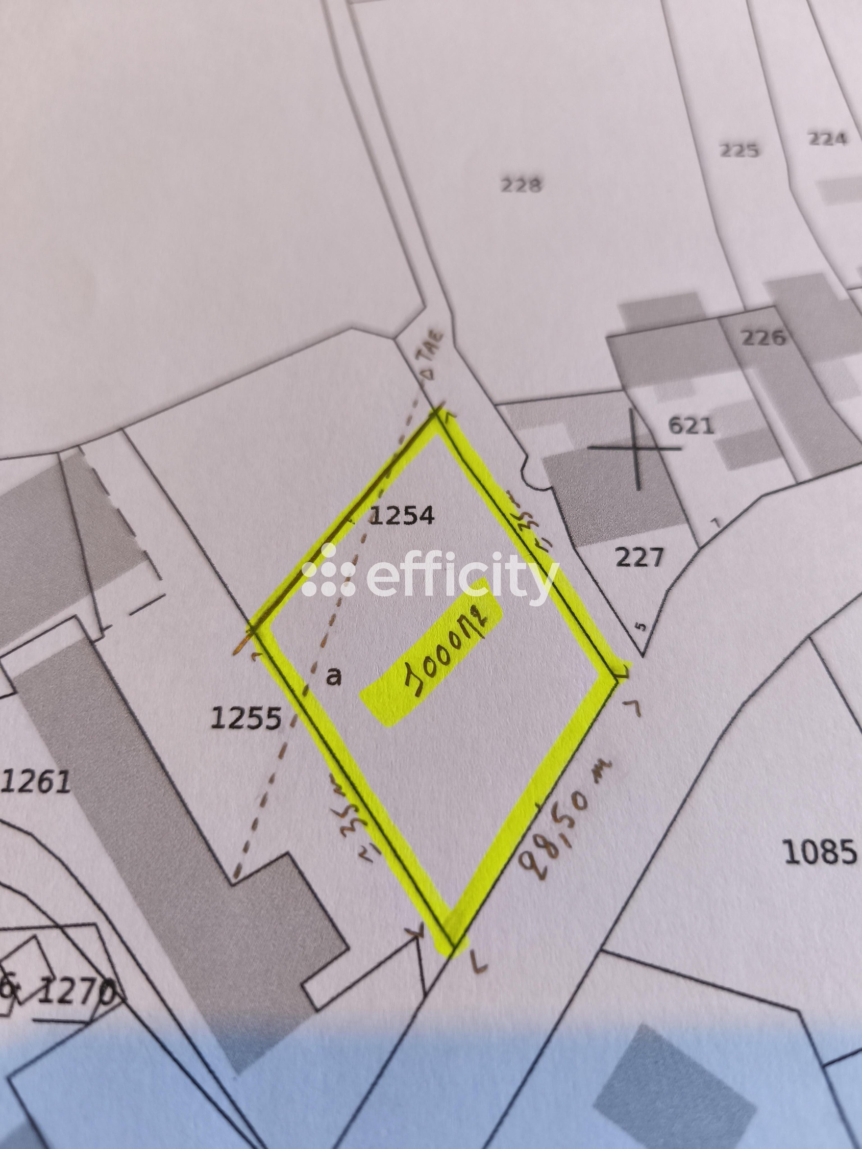 terrain  - 1000m2 à Le Crouais (35290)