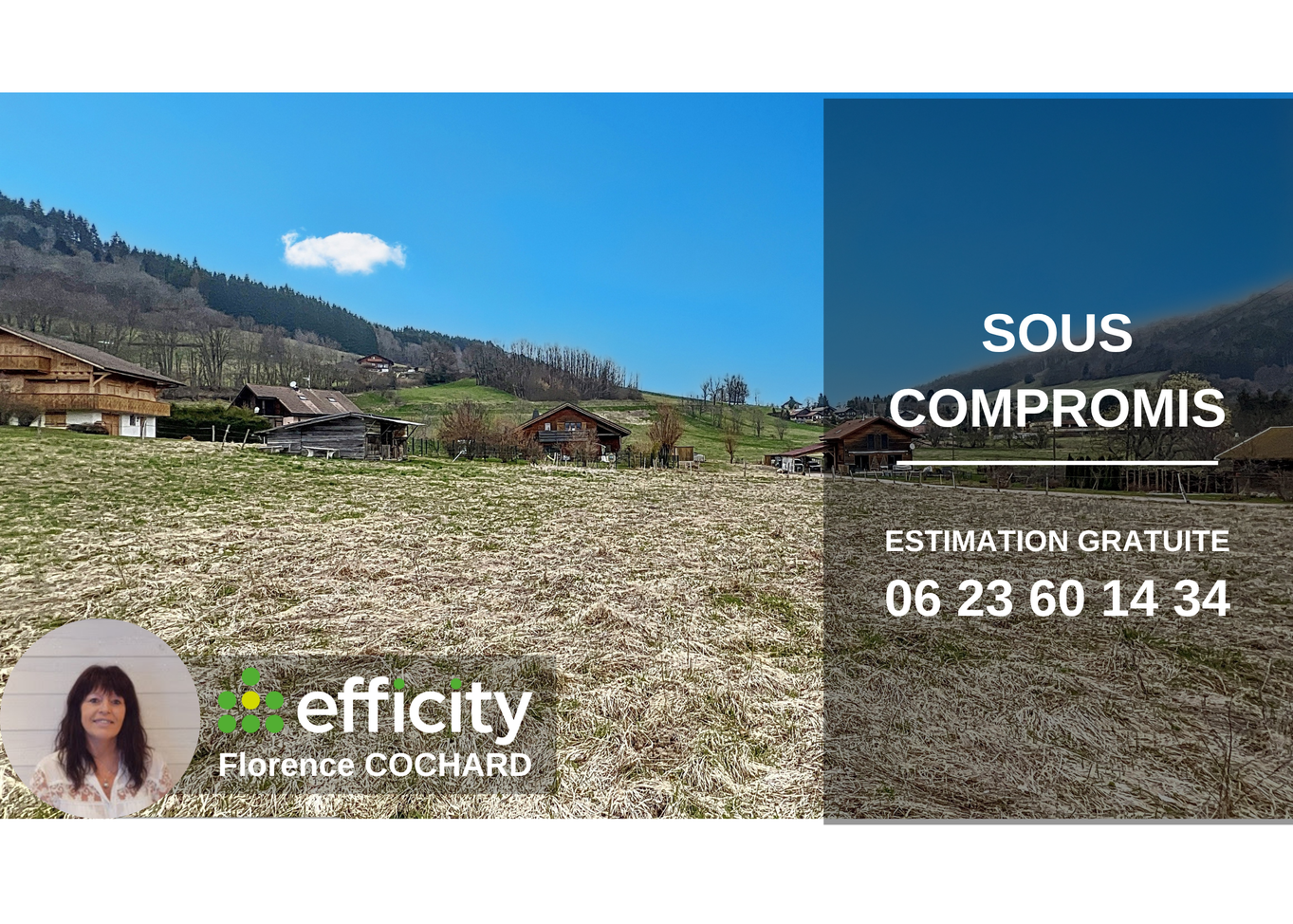 terrain  - 1094m2 à Habère-Poche (74420)