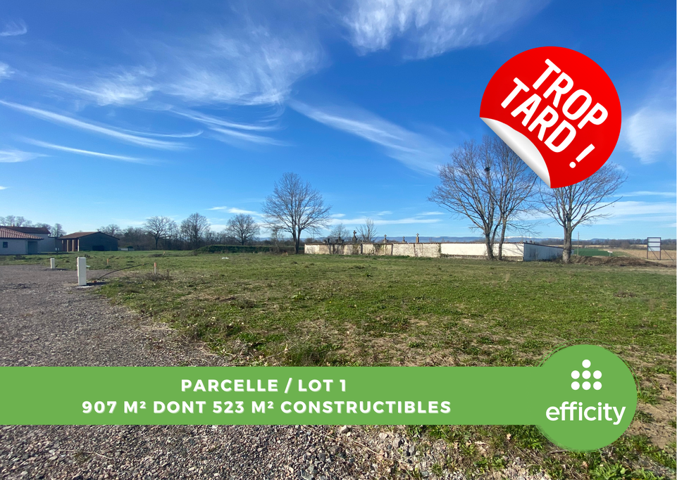 terrain  - 907m2 à Chambéon (42110)