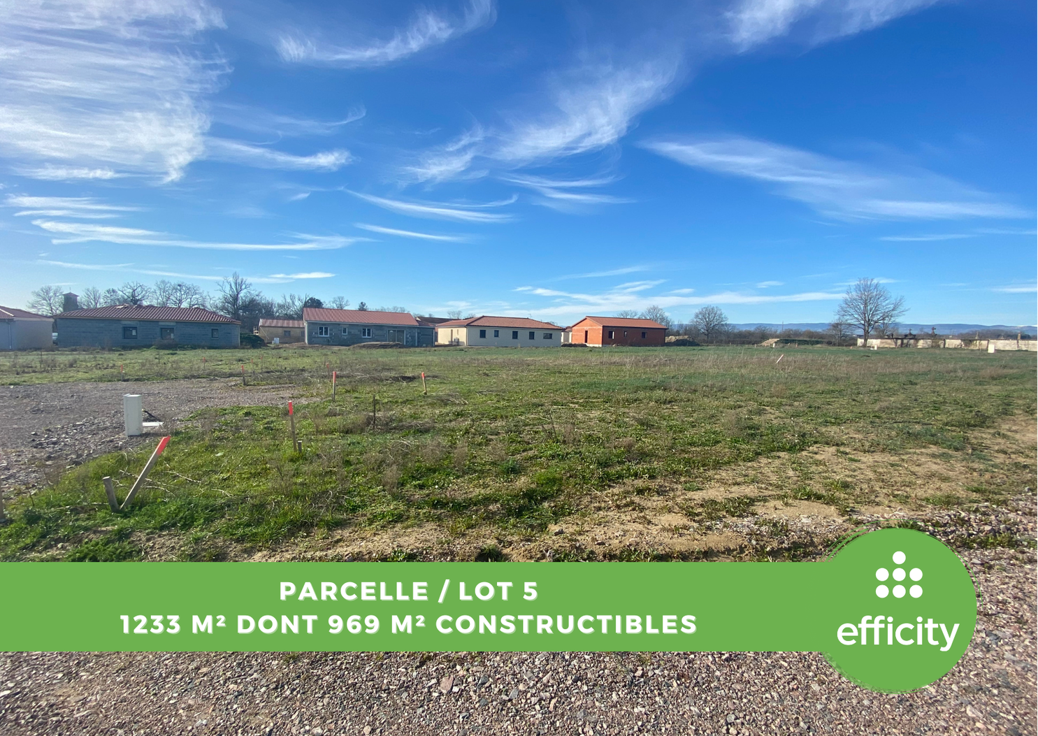 Achat immobilier Terrain   1233m2 à Chambéon (42110) - Photo n°1