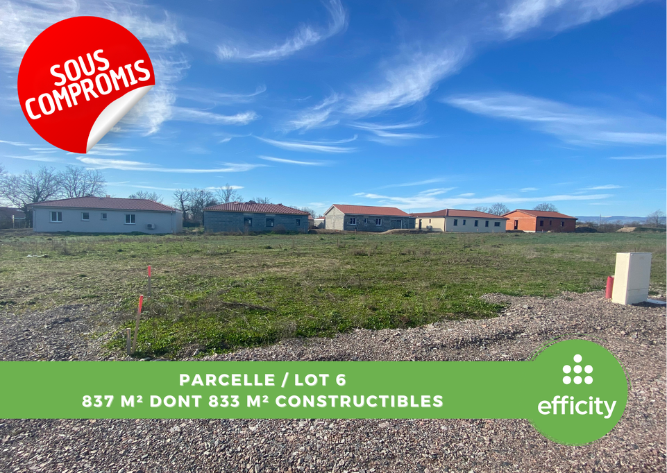 terrain  - 837m2 à Chambéon (42110)