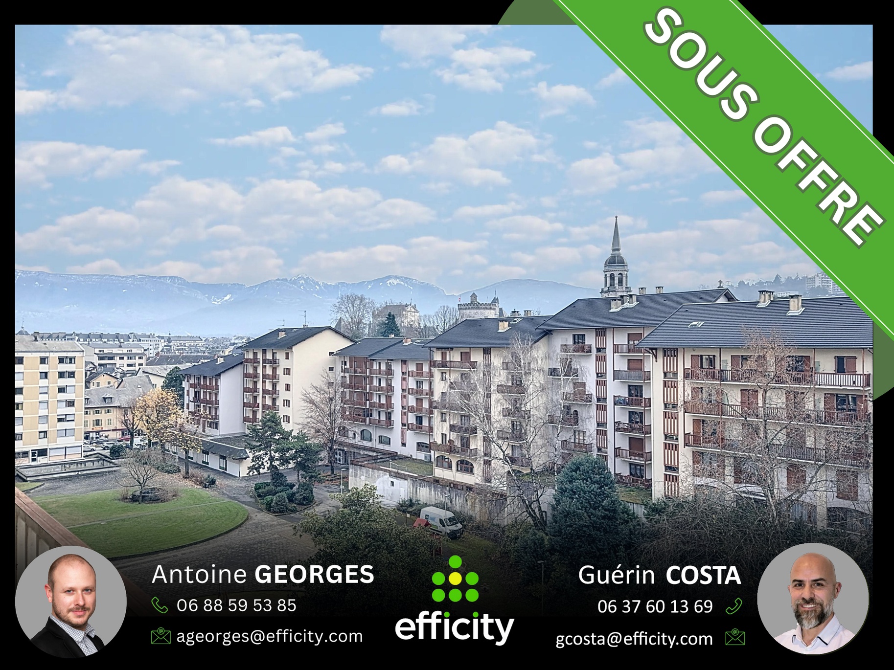appartement 5 pièces - 94m2 à Chambéry (73000)