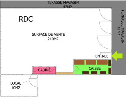local-commercial 5 pièces - 280m2 à Cluses (74300)