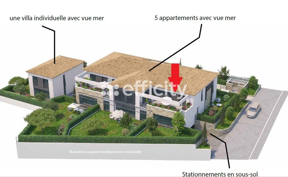 Achat immobilier Appartement 4 pièces  121m2 à Six-Fours-les-Plages (83140) - Photo n°1