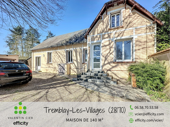 maison 7 pièces - 140m2 à Châteauneuf-en-Thymerais (28170)