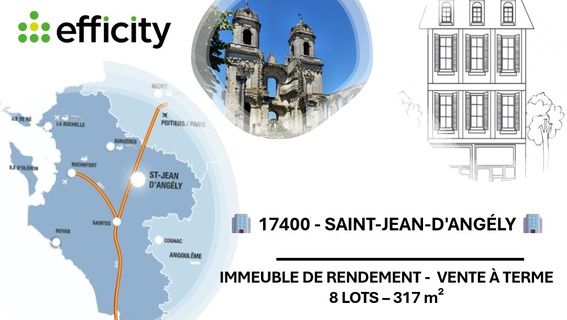 immeuble 16 pièces - 317m2 à Saint-Jean-d'Angély (17400)