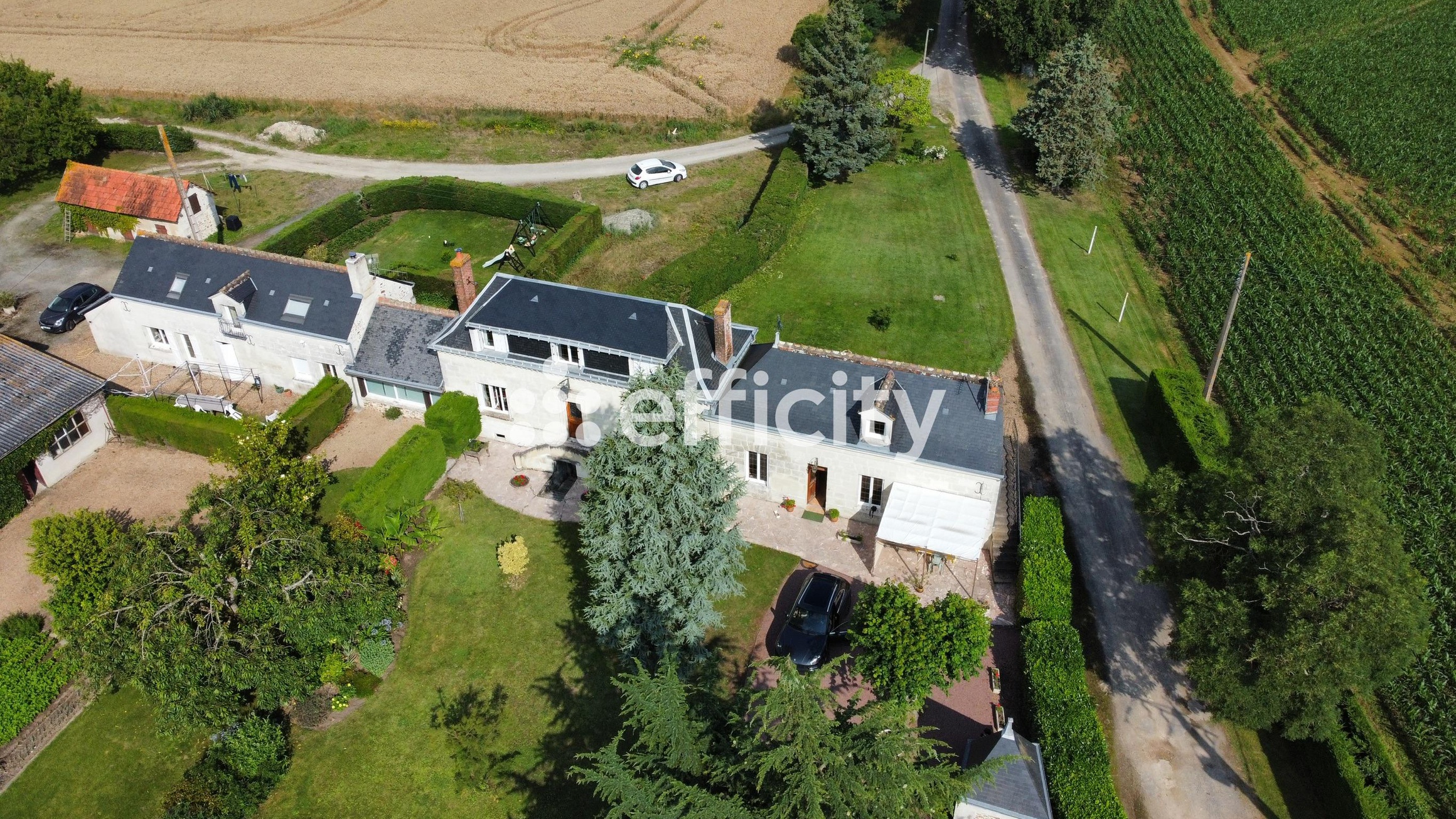 Achat immobilier Maison 11 pièces  252m2 à Cinq-Mars-la-Pile (37130) - Photo n°1