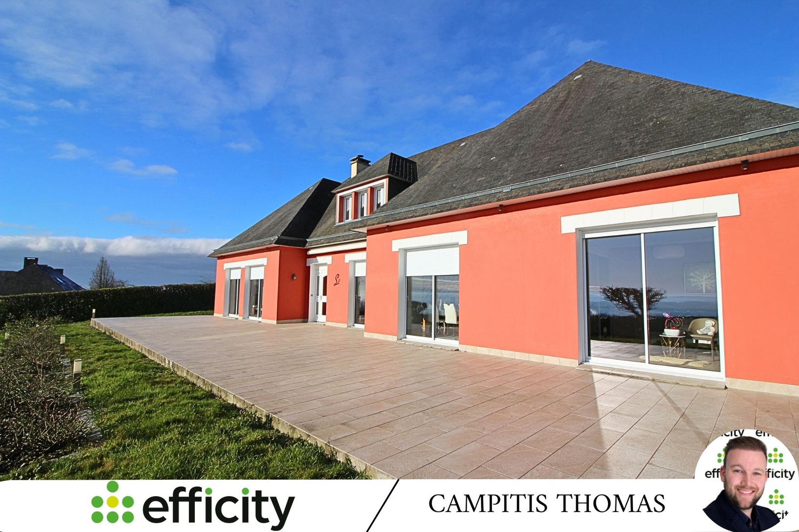 Achat immobilier Maison 12 pièces  300m2 à Condé-sur-Vire (50890) - Photo n°1