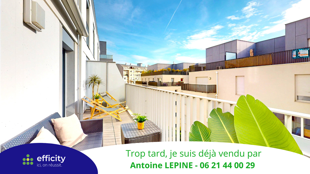 appartement 3 pièces - 74m2 à Villeurbanne (69100)