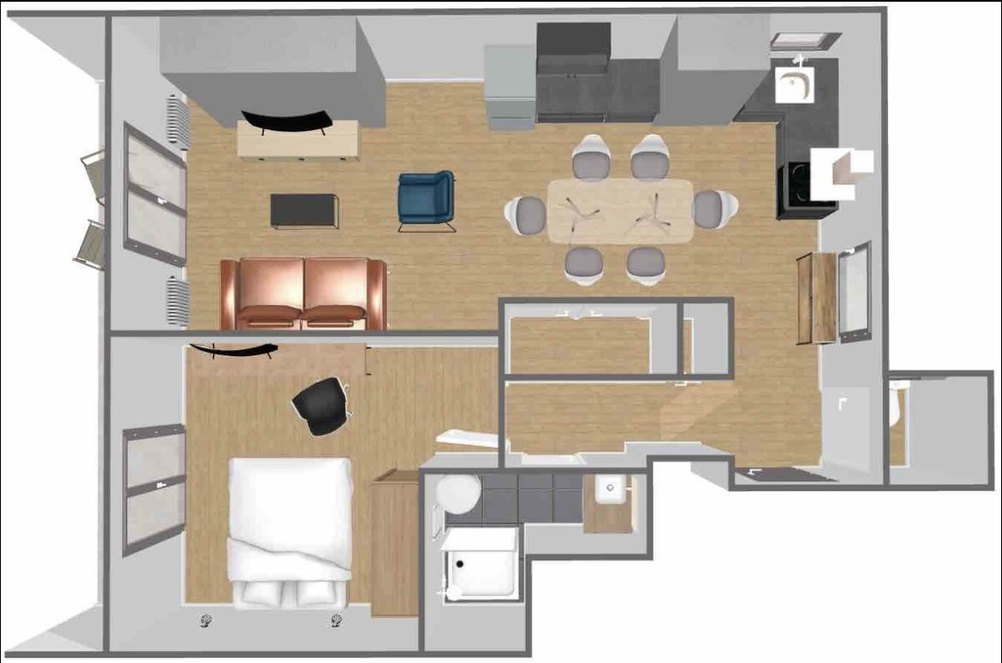 Achat immobilier Appartement 2 pièces  48m2 à Font-Romeu-Odeillo-Via (66120) - Photo n°5