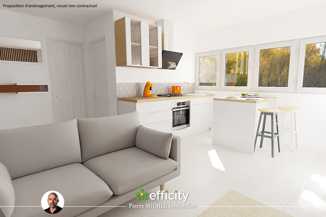 appartement 3 pièces - 55m2 à Montrottier (69770)