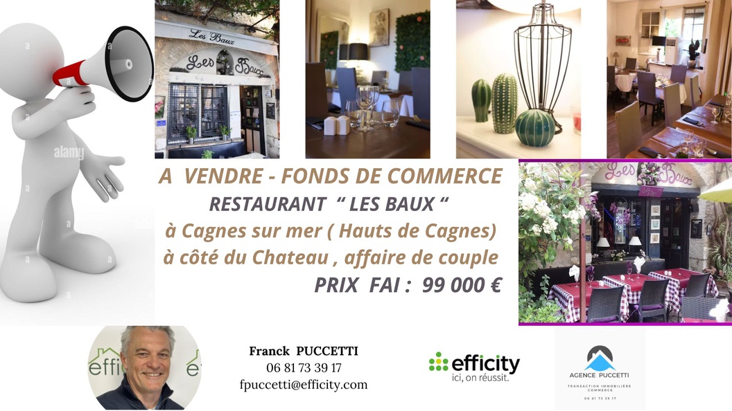 local-commercial  - 50m2 à Cagnes-sur-Mer (06800)