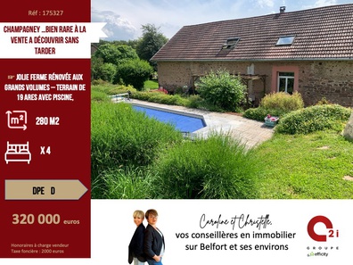 maison 7 pièces - 280m2 à Champagney (70290)