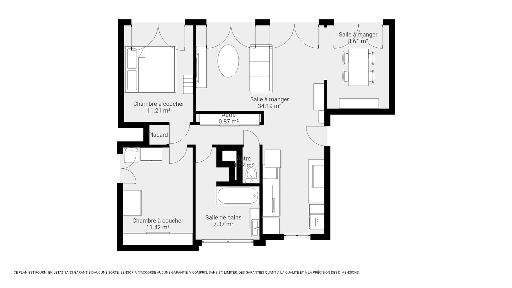 Achat immobilier Appartement 3 pièces  76m2 à Saint-Brieuc (22000) - Photo n°21