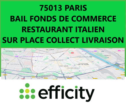fonds de commerce  - 90m2 à Paris (75013)