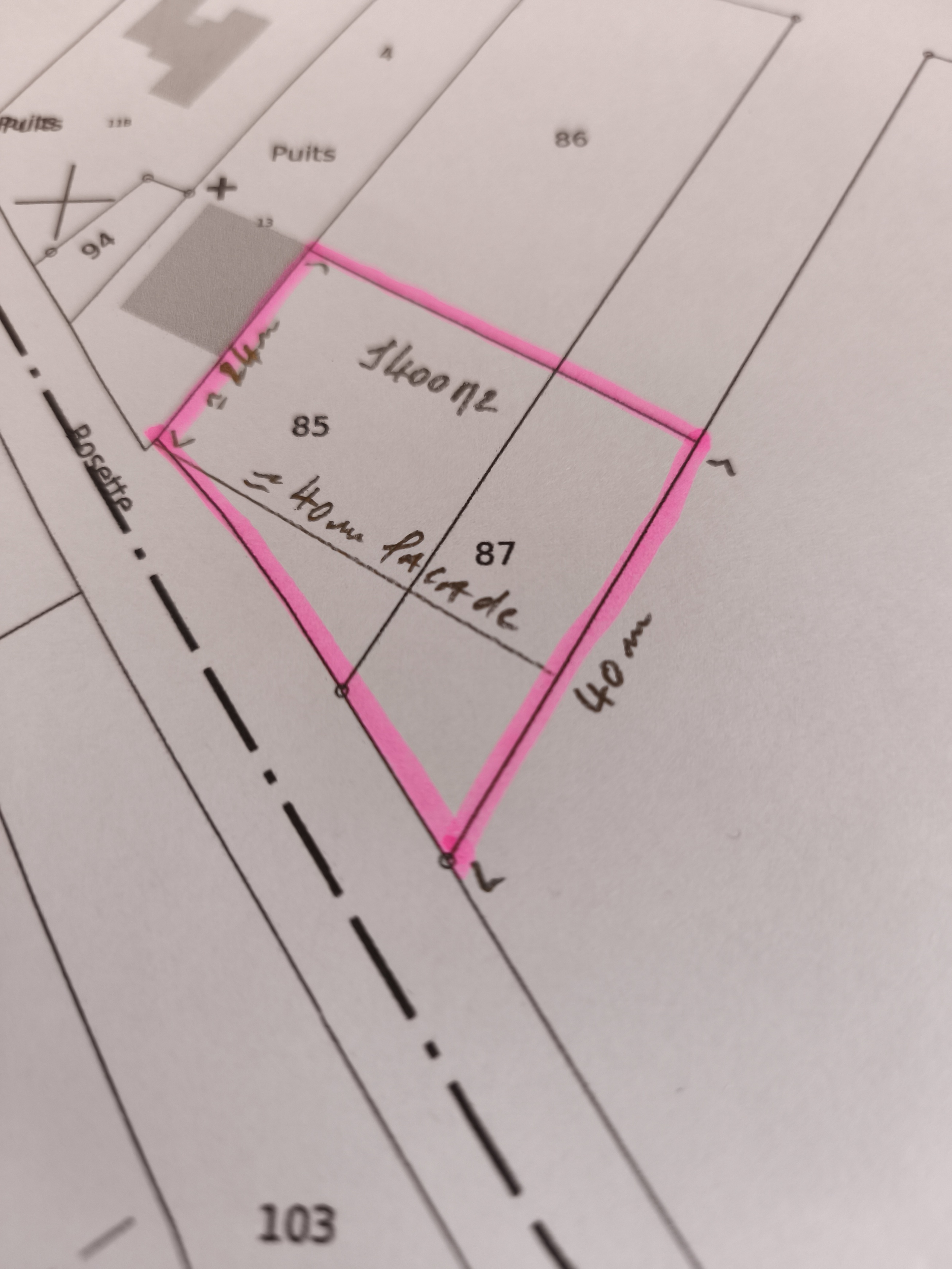 Achat immobilier Terrain   1400m2 à Trémeur (22250) - Photo n°1