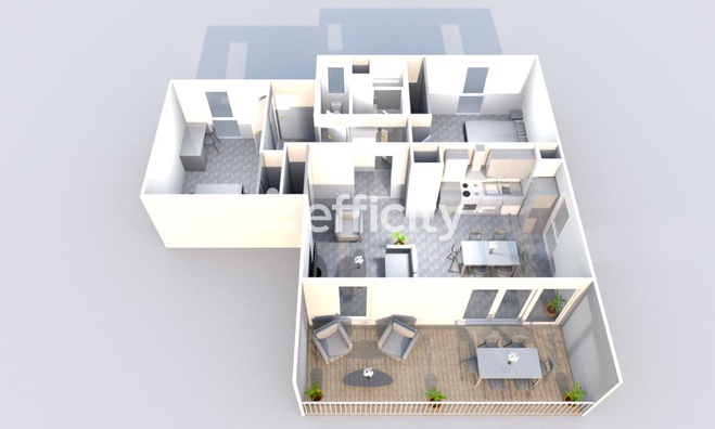 appartement 3 pièces - 65m2 à Murviel-lès-Montpellier (34570)