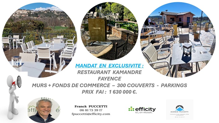 fonds-de-commerce  - 400m2 à Fayence (83440)