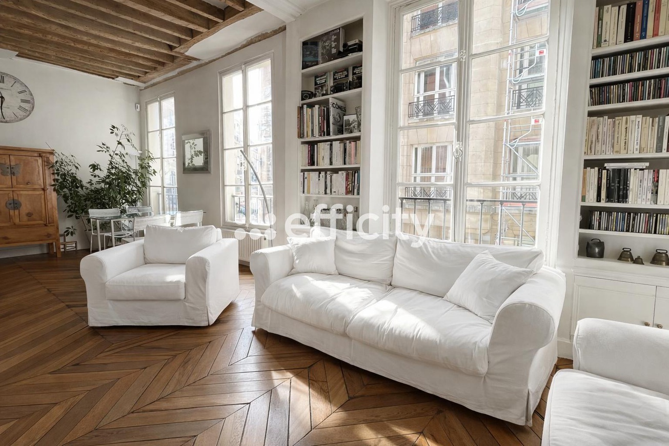 Achat immobilier Appartement 3 pièces  85m2 à Paris (75002) - Photo n°4