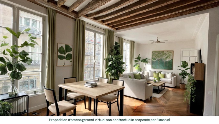 appartement 3 pièces - 85m2 à Paris (75002)