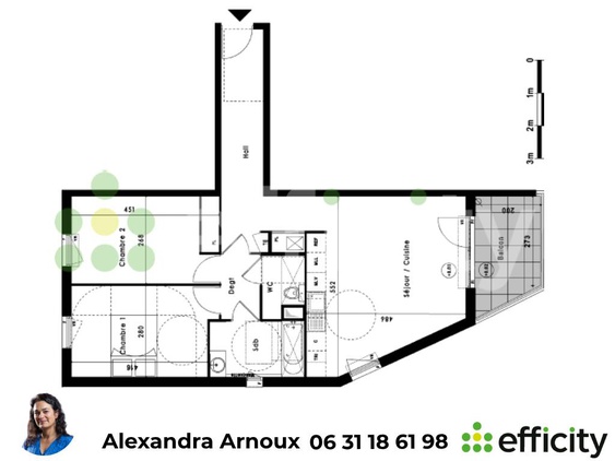 appartement 3 pièces - 68m2 à Vitrolles (13127)