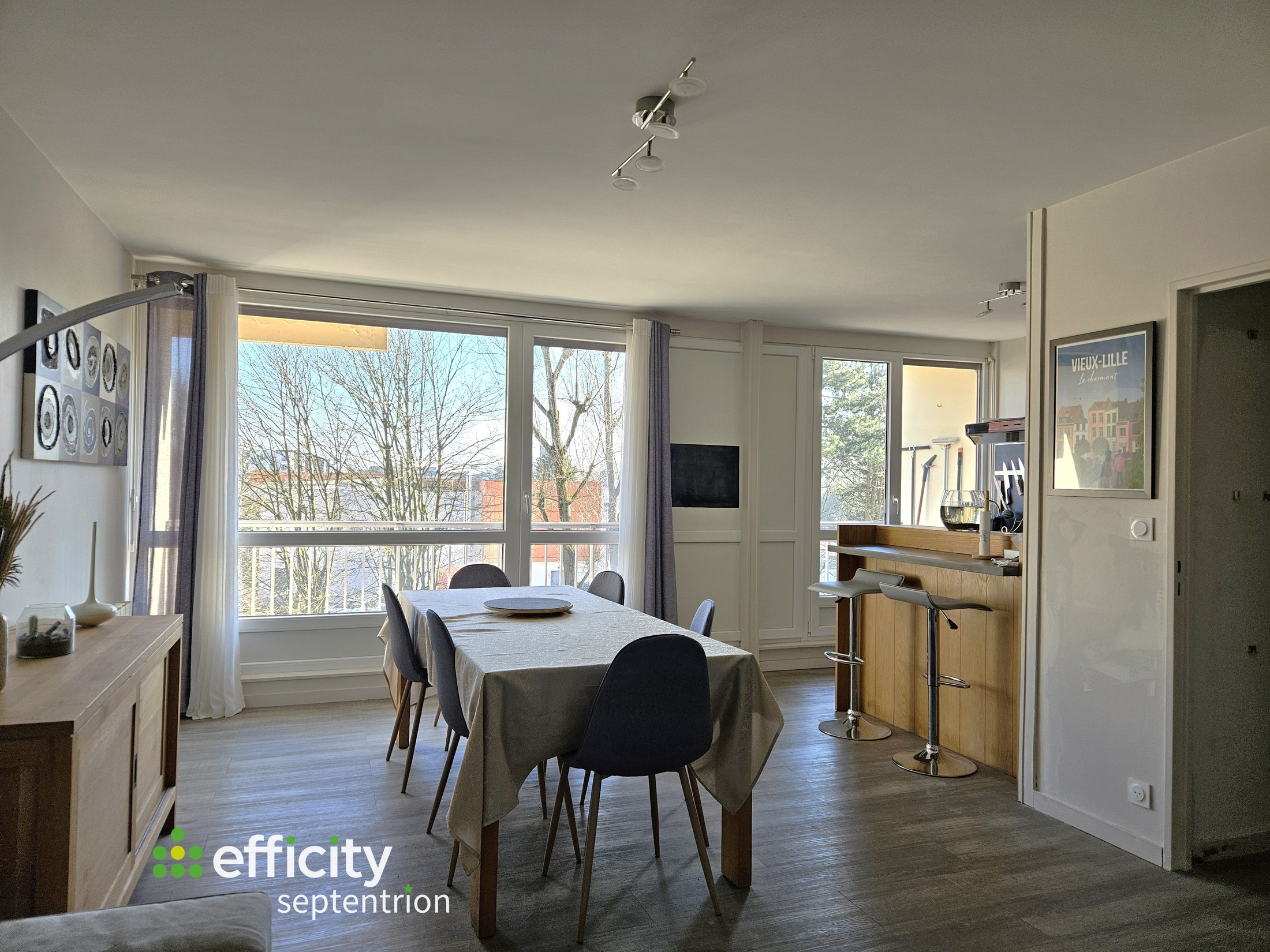 appartement 2 pièces - 50m2 à Lille (59000)