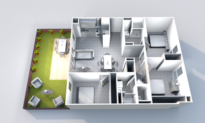 appartement 4 pièces - 77,8m2 à Murviel-lès-Montpellier (34570)