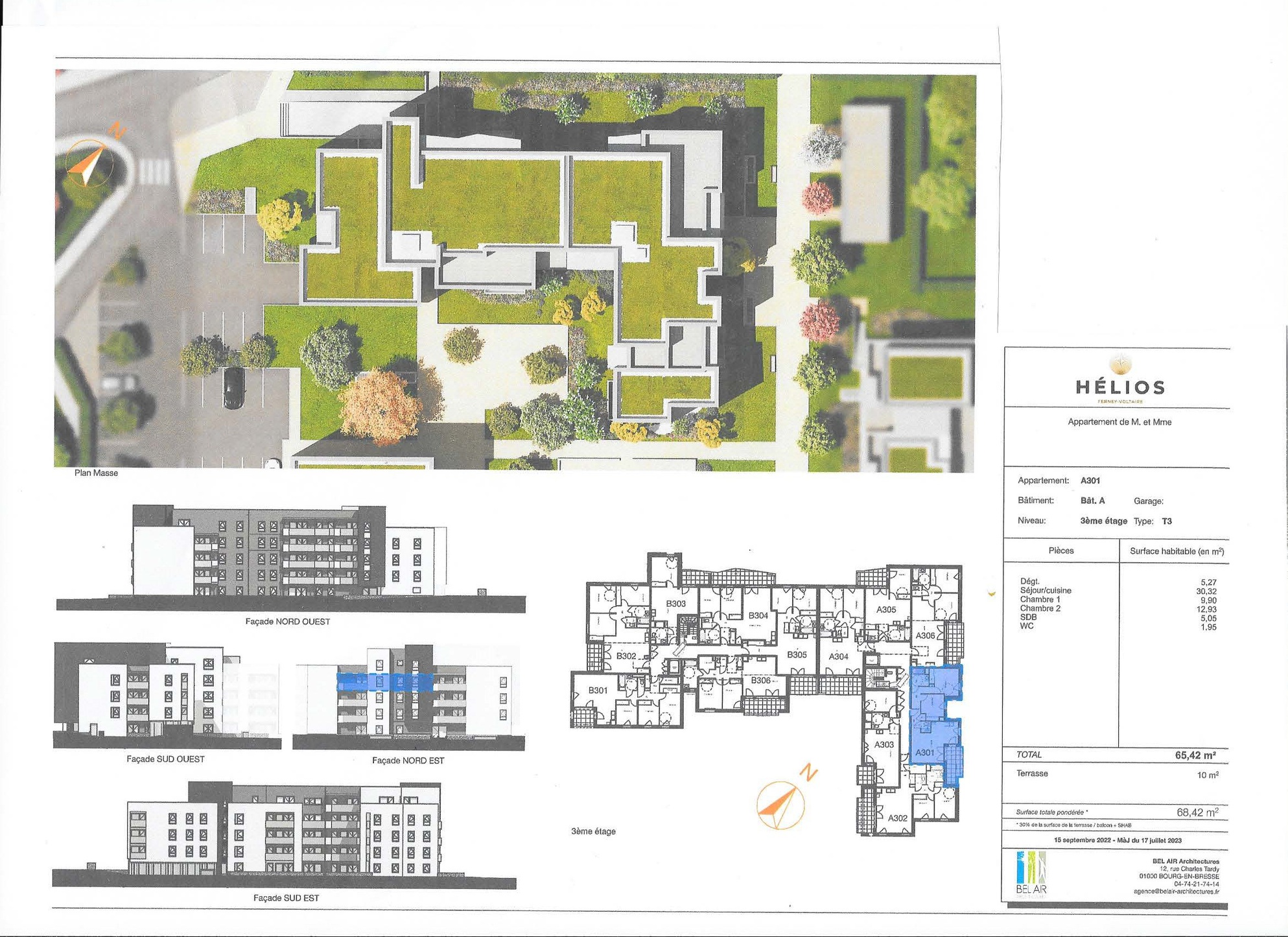 Achat immobilier Appartement 3 pièces  65m2 à Ferney-Voltaire (01210) - Photo n°4