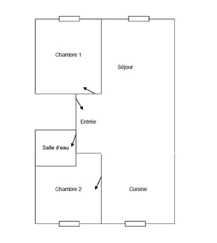 appartement 3 pièces - 56m2 à Trets (13530)