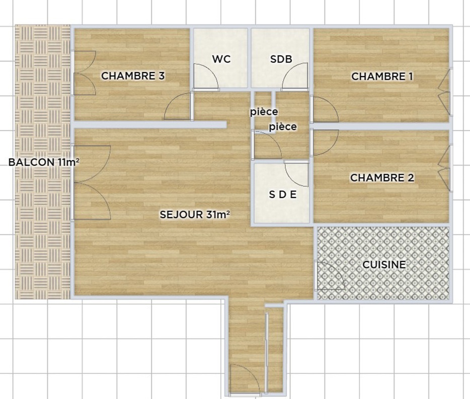appartement  - 83m2 à Courbevoie (92400)