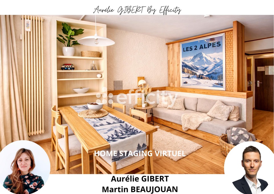 appartement 1 pièces - 27m2 à Les Deux Alpes (38860)