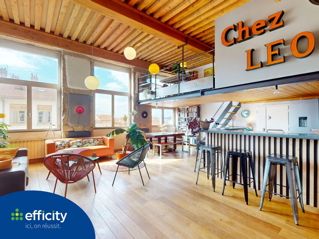 appartement 4 pièces - 91m2 à Lyon (69004)