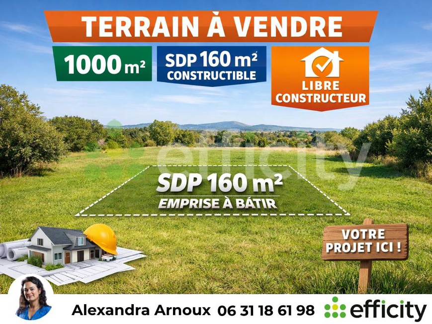Achat immobilier Terrain   1060m2 à Aix-en-Provence (13080) - Photo n°1