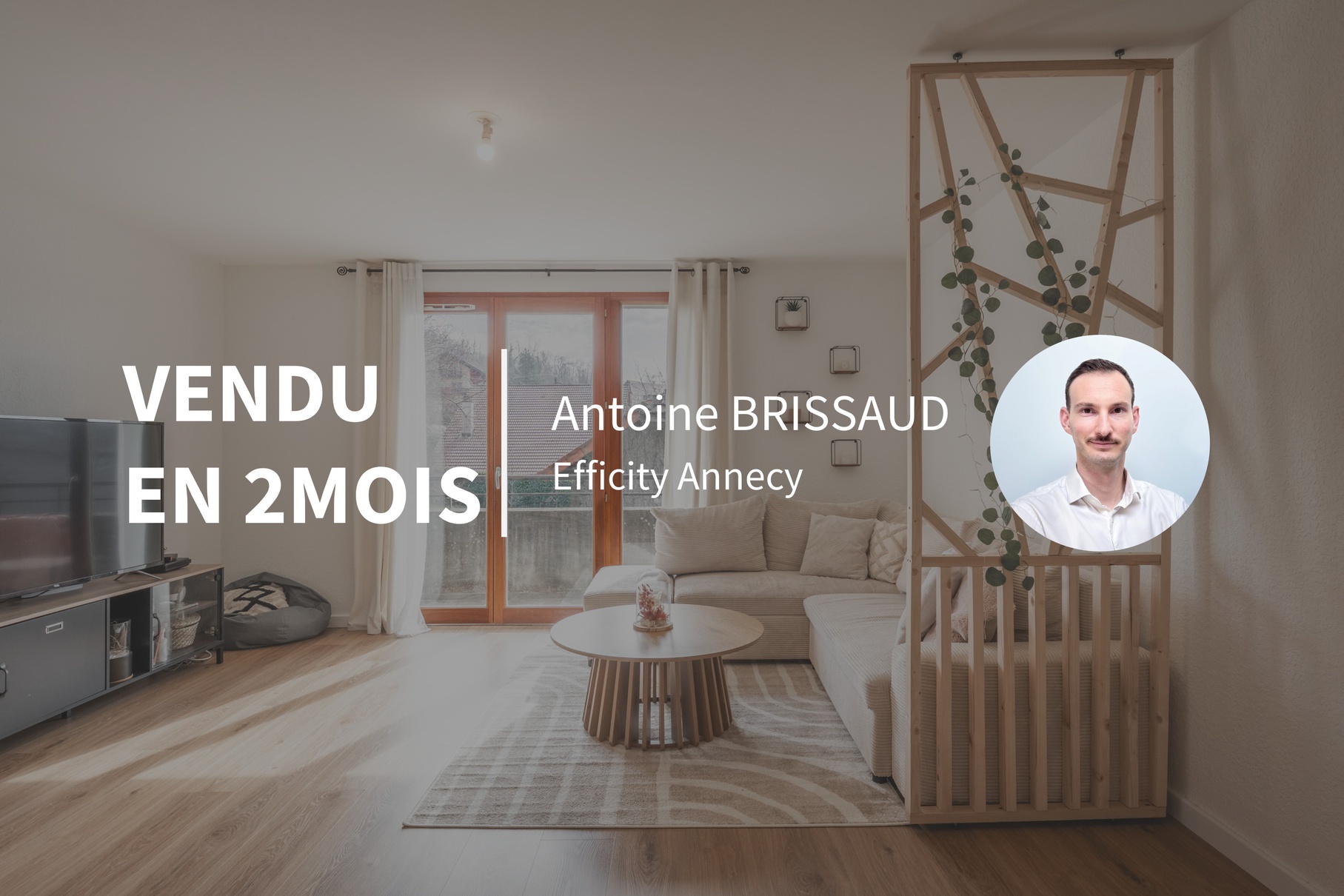 appartement 2 pièces - 70m2 à Vallières-sur-Fier (74150)