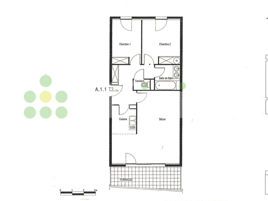 Achat immobilier Appartement 3 pièces  70m2 à Aix-en-Provence (13100) - Photo n°7