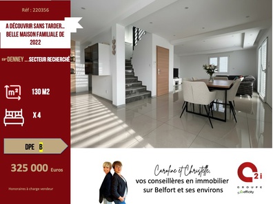 maison 6 pièces - 130m2 à Denney (90160)
