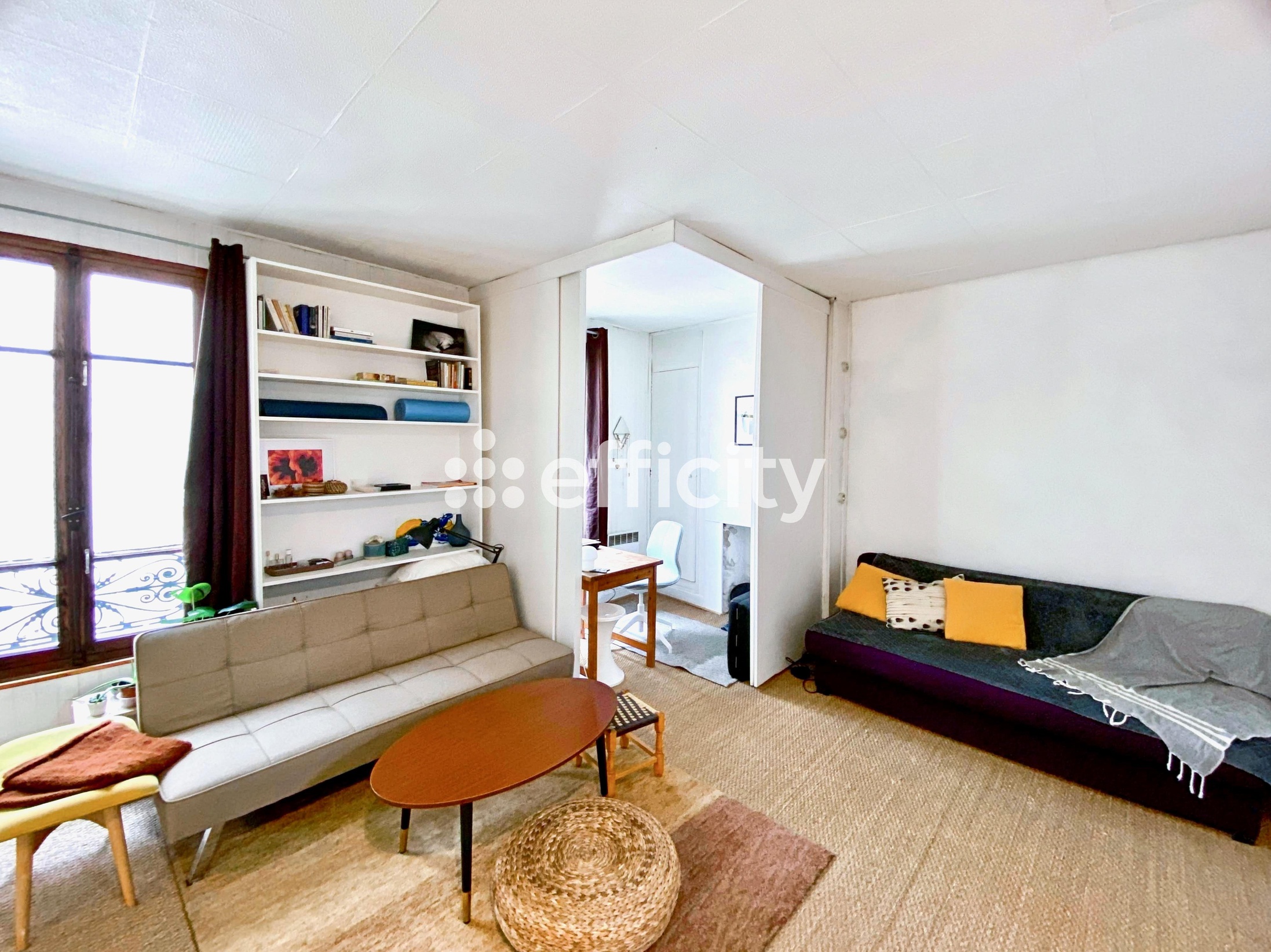 appartement 1 pièces - 28m2 à Paris (75020)