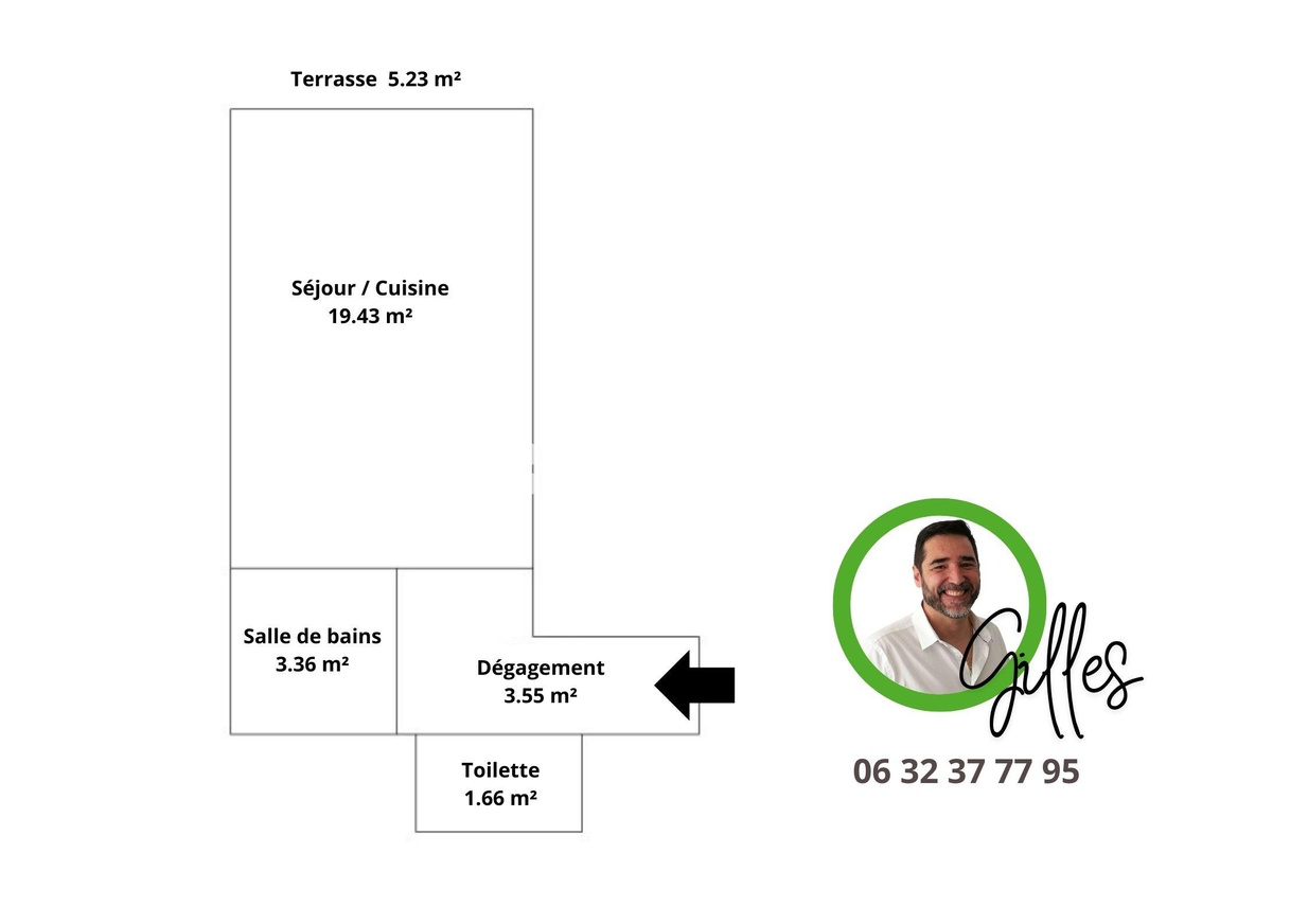 appartement 1 pièces - 28m2 à Bandol (83150)