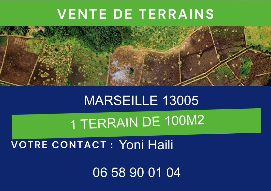 terrain  - 100m2 à Marseille (13005)