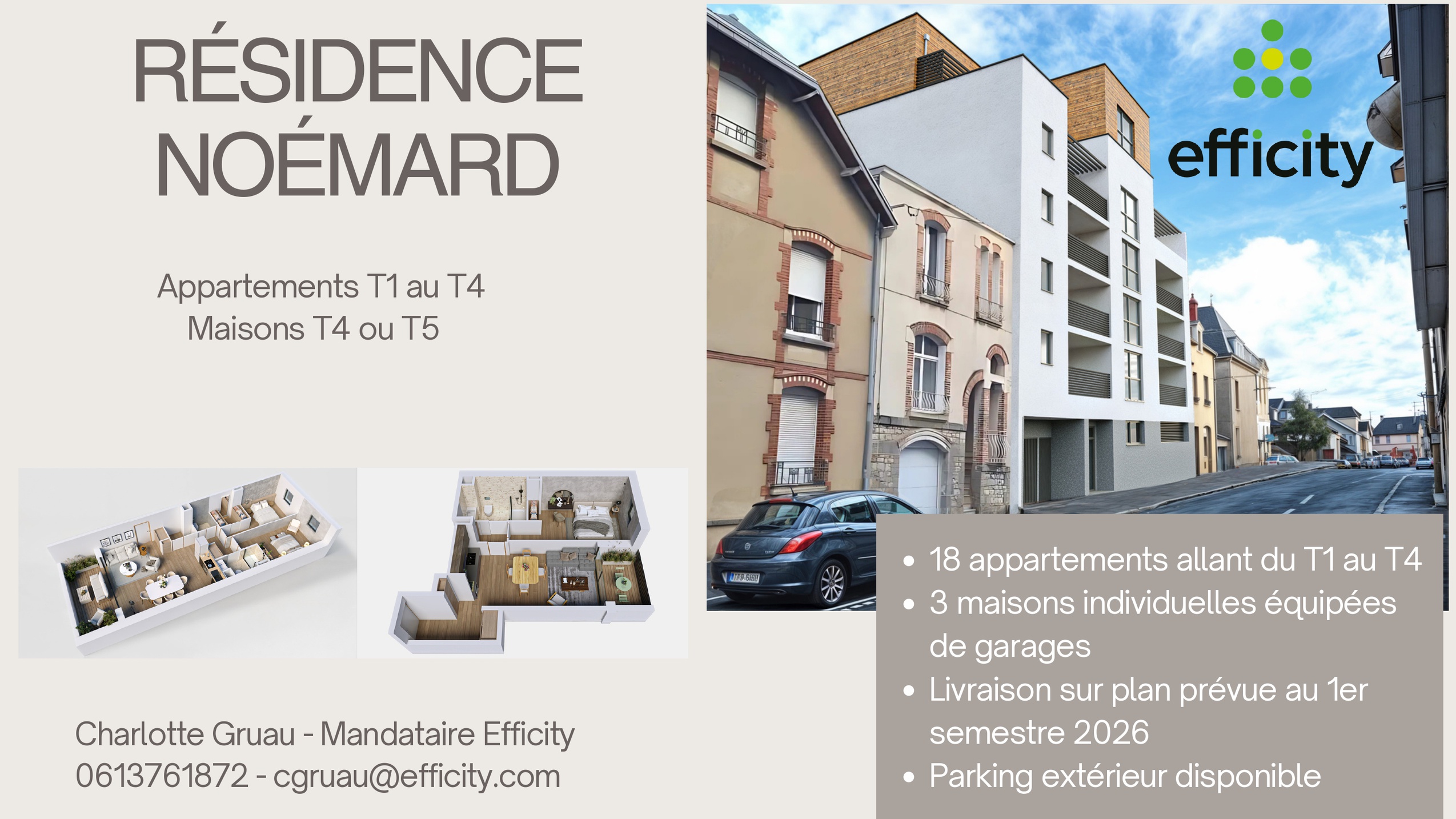 Achat immobilier Appartement 3 pièces  73m2 à Laval (53000) - Photo n°1