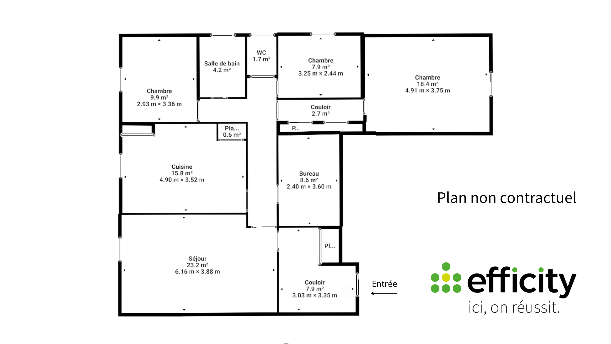Achat immobilier Appartement 5 pièces  95m2 à Tarare (69170) - Photo n°15
