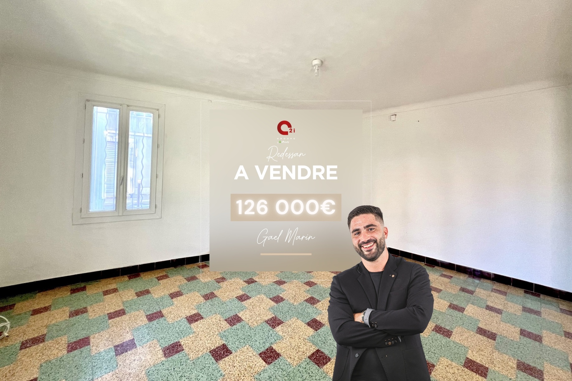 Achat immobilier Appartement 2 pièces  61m2 à Redessan (30129) - Photo n°1