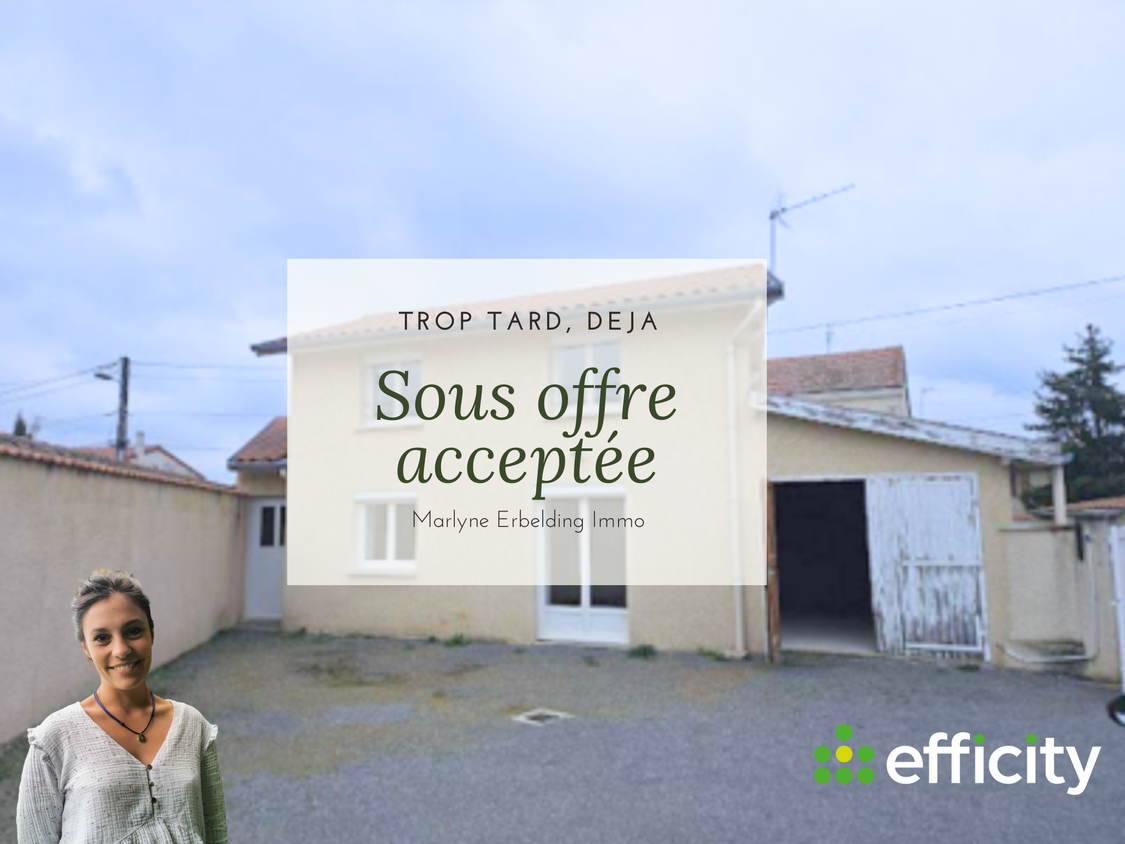maison 3 pièces - 75m2 à Sury-le-Comtal (42450)
