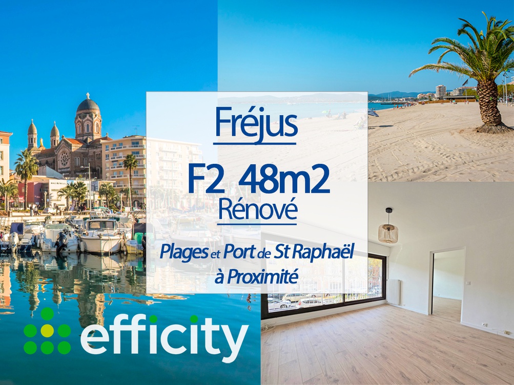 Achat immobilier Appartement 2 pièces  48m2 à Fréjus (83600) - Photo n°1