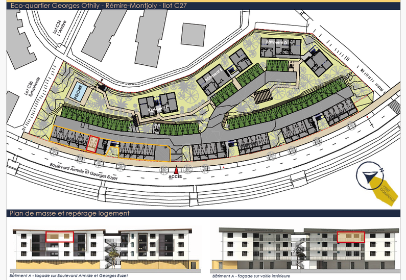 Achat immobilier Appartement 2 pièces  45m2 à Remire-Montjoly (97354) - Photo n°5