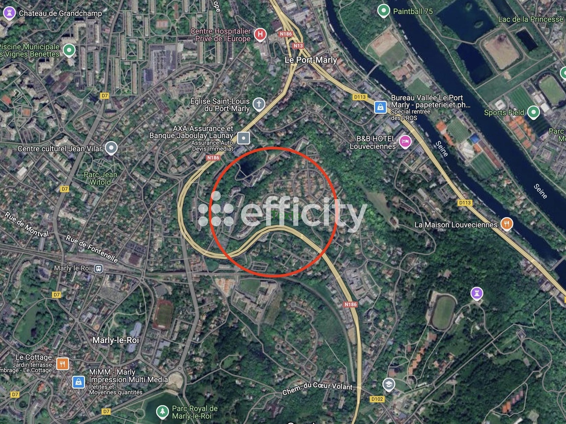 parking  - 15m2 à Le Port-Marly (78560)