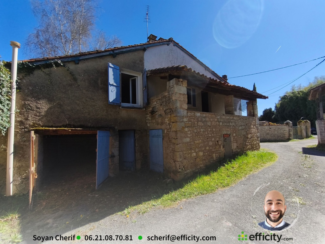 maison 2 pièces - 43m2 à Saint-Ciers-sur-Bonnieure (16230)