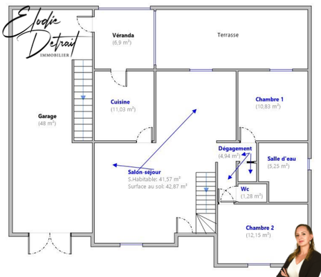 Achat immobilier Maison 7 pièces  147m2 à La Bazoge (72650) - Photo n°15