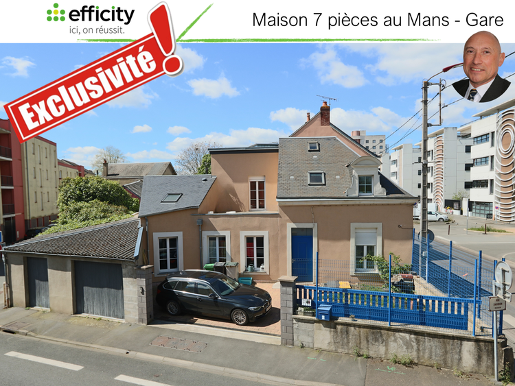 maison 6 pièces - 120m2 à Le Mans (72100)