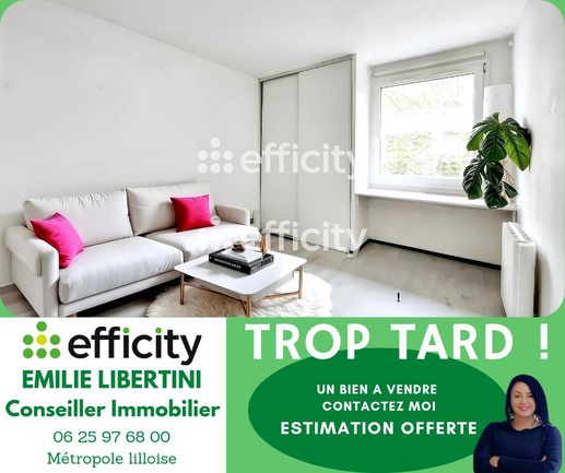 appartement 1 pièces - 18m2 à Lille (59800)